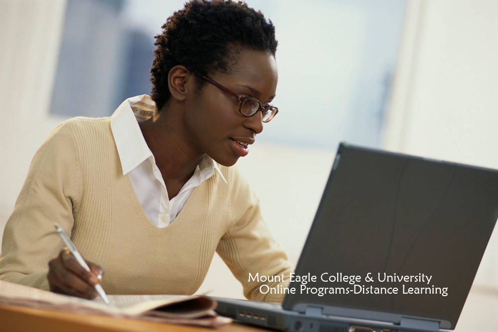 Mount Eagle College and University Distance Learning Student
